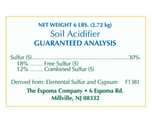 Espoma, Soil Acidifier