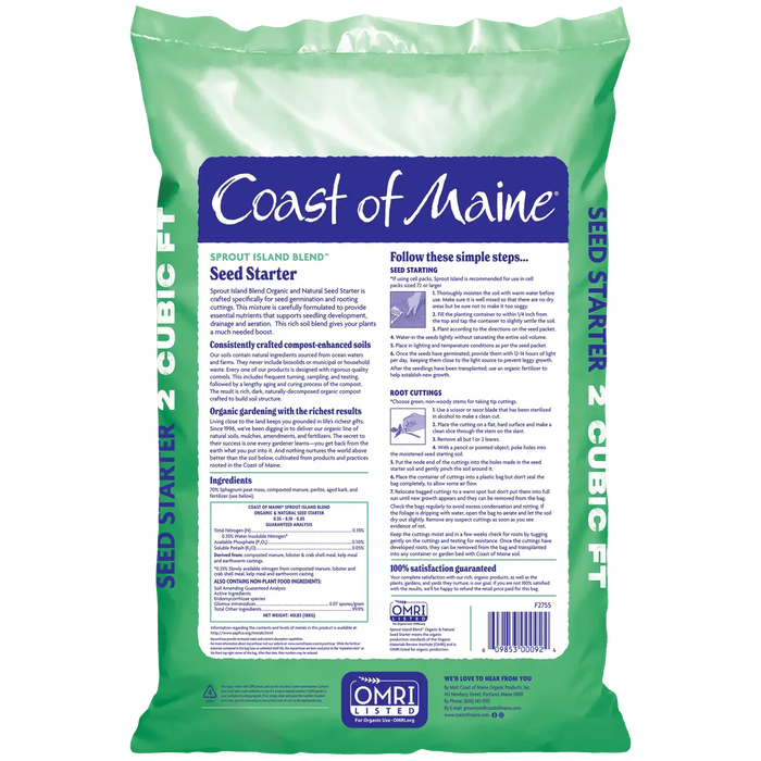 Soil, Sprout Island Seed Starter