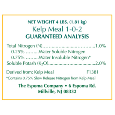 Espoma, Kelp Meal 4lb