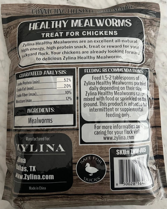 Mealworms 10oz, Zylina