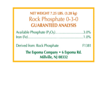 Espoma, Rock Phosphate