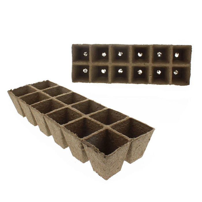 Peat Pot Strip12x2.25"